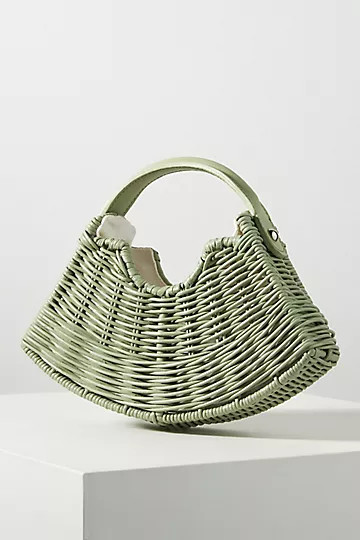 Wicker Wings Mini Fan Satchel | Anthropologie (US)