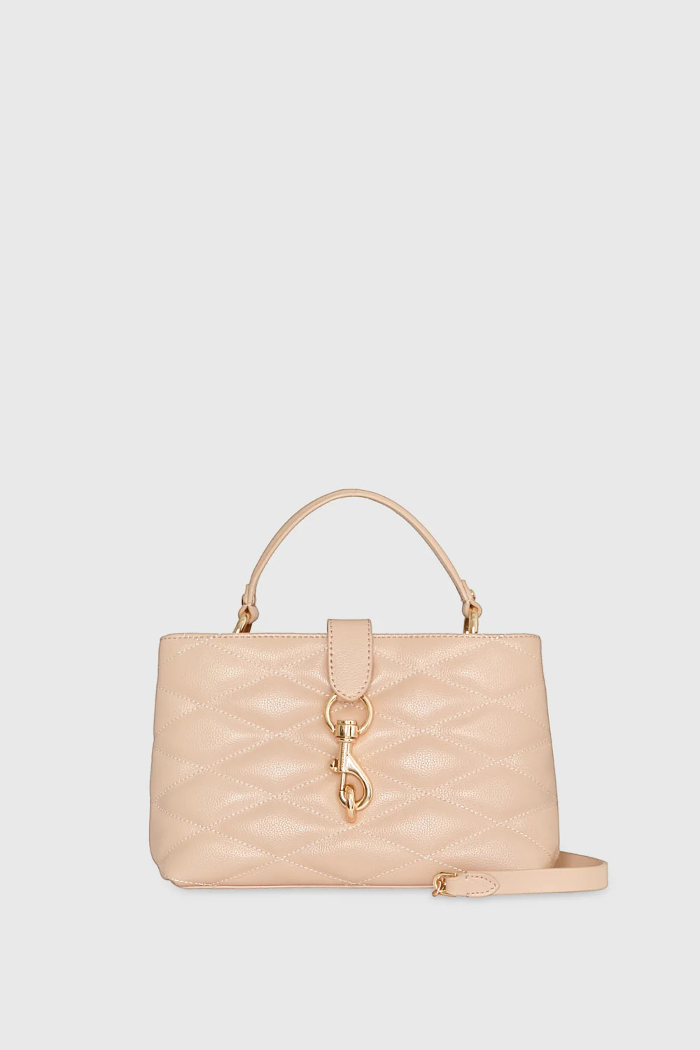 Edie Top Handle Satchel With Diamond Quilt | Rebecca Minkoff