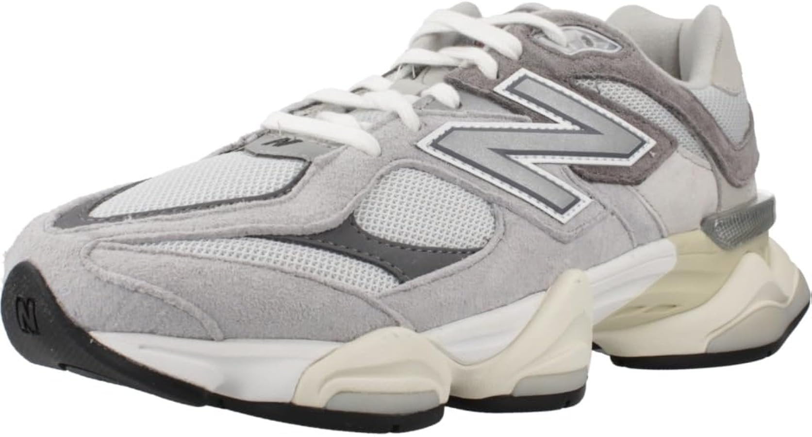 New Balance 9060 Unisex Sneakers, Rain Cloud/Castlerock/White, 7.5 US Women/6 US Men | Amazon (US)