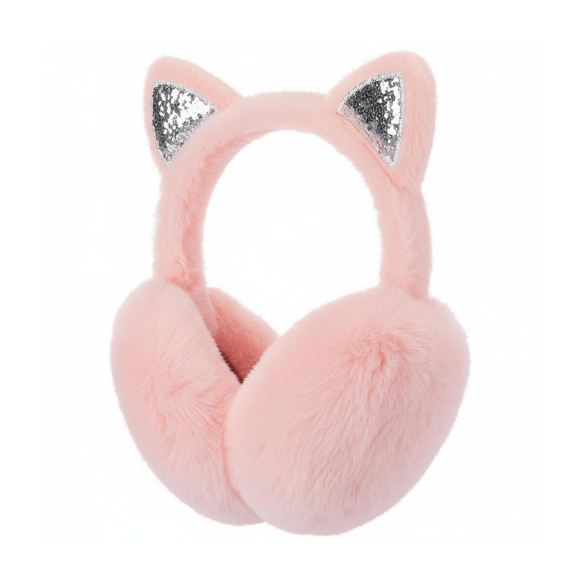 FAAYFIAN Foldable Fuzzy Faux Rabbit Fur Cat Ear Muffs for Winter Women Teens, Soft Ear Warmer | Target