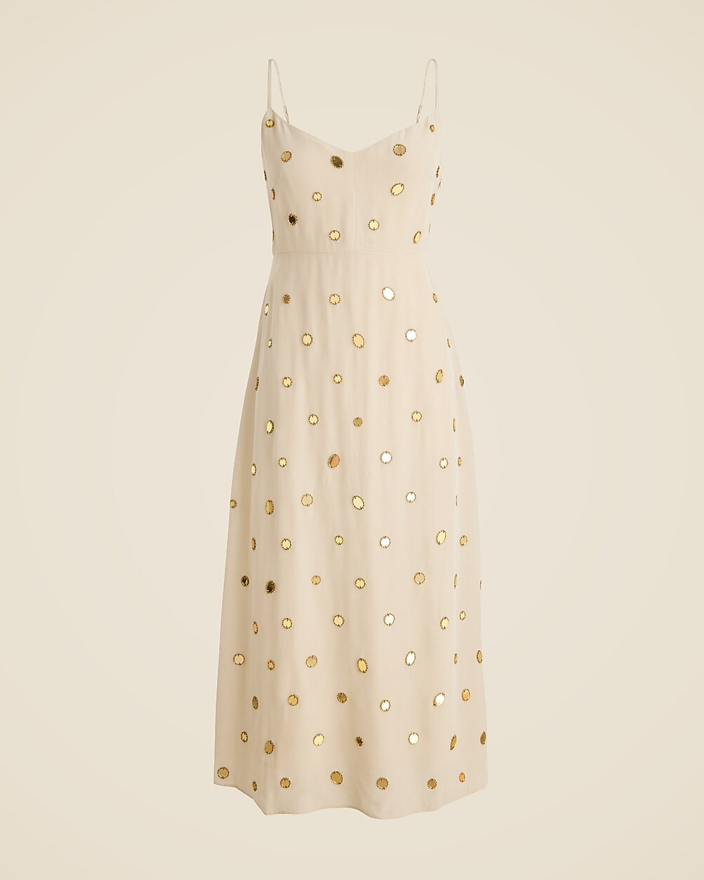 Collection slip dress with mirror embellishments | J. Crew US
