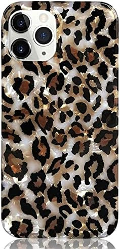 J.west Case Compatiable with iPhone 13 Pro 6.1 inch,Sparkly Animal Leopard Print Pattern Vintage ... | Amazon (US)