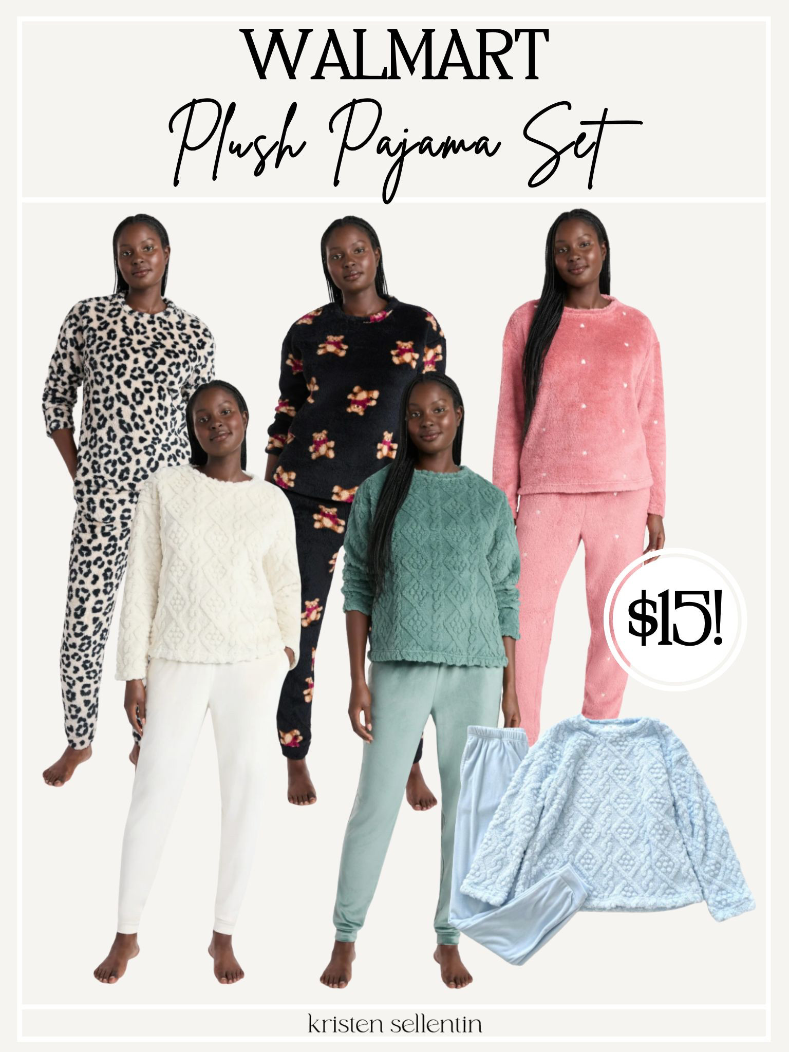 Joyspun Plush Long Sleeve Top and Joggers Pajama Set $15 @ Walmart! 

 

#LTKSeasonal #LTKSaleAlert #LTKFindsUnder50
