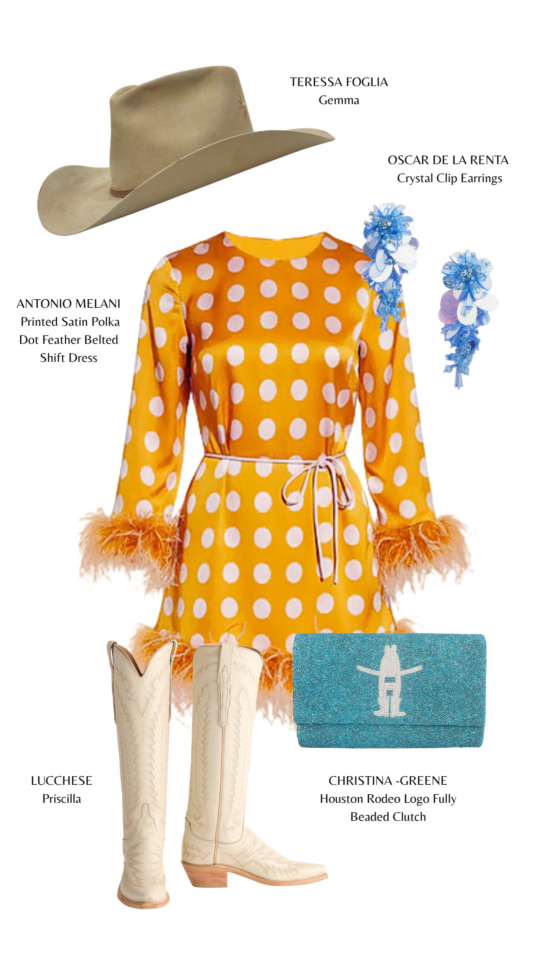 A playful polka-dot moment with a western twist — bold, bright, and rodeo ready. ✨🤠

#RodeoStyle #WesternChic #PolkaDotDress #CowgirlStyle #WesternFashion #StatementStyle #CowboyBoots #RodeoReady #ModernWestern #OutfitInspo
 

 #LTKgrwm #LTKootd #LTKTravel