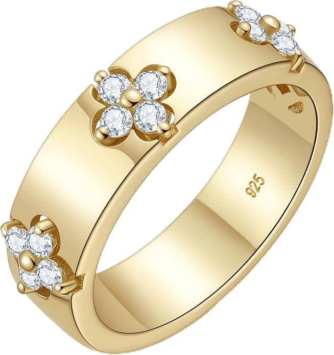 Ideal Gifts Gold Rings for Women with Premium Moissanite | Amazon (US)