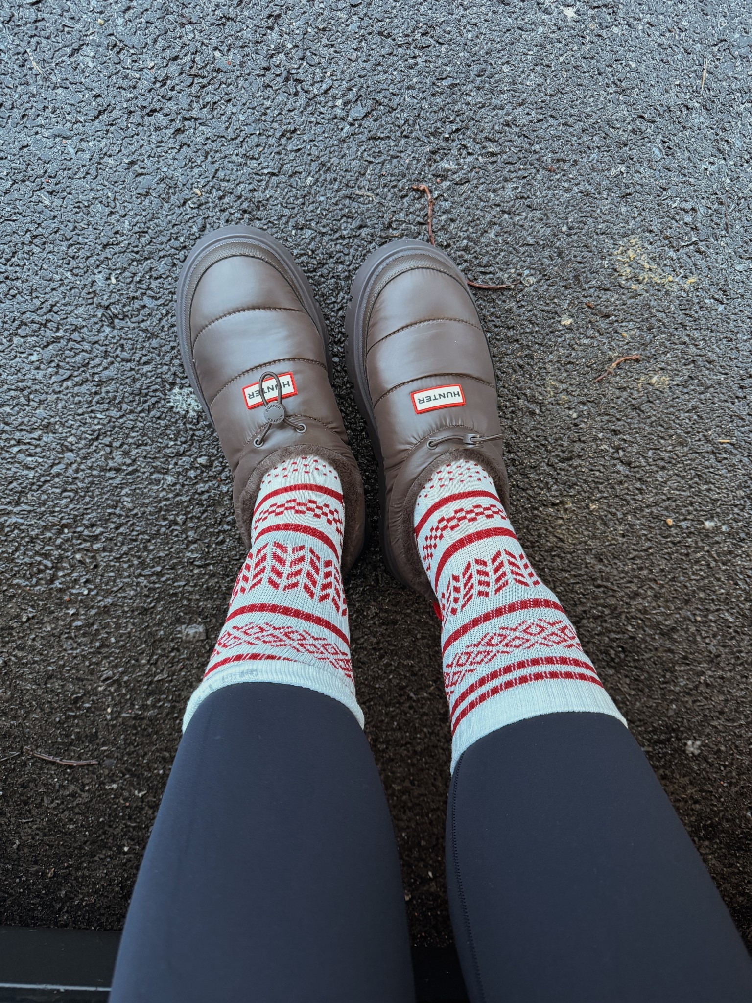 I was influenced by my friend @mybalancedstyle to grab these waterproof shoes. Perfect for a rainy day like today! Wearing size XL in leggings. Use CARALYN15 at Spanx. 

#LTKMidsize #LTKActive #LTKmorningroutine