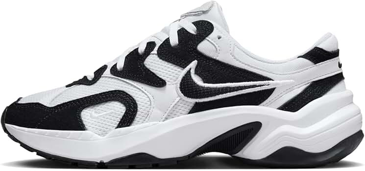 Amazon.com | Nike Women's Al8 Sneaker, White/White/Black, 8 | Fashion Sneakers | Amazon (US)