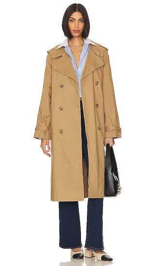 Chino Trench Coat in Good Khaki001 | Revolve Clothing (Global)