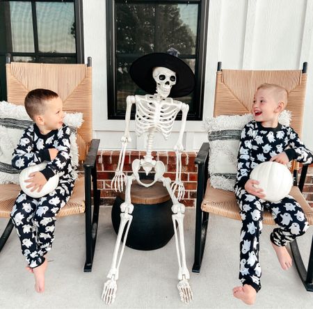 Skeleton 

Moveable skeleton 
Halloween decor
Fall decor 
Ghost pajamas 
Halloween pajama 

#LTKSeasonal #LTKhome #LTKkids