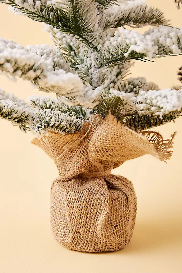 Flocked Christmas Tree | Anthropologie (US)