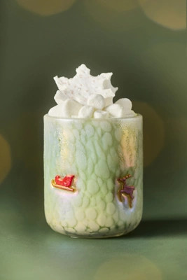 Festive Lustered Icon Juice Glass | Anthropologie (US)