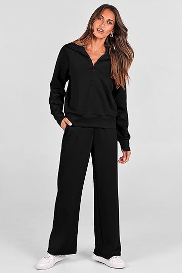 Your go-to travel fit just dropped ✈️ Cozy, lightweight, and cute enough to wear anywhere. Obsessed 🤍 #traveloutfit #amazonfinds #airportstyle #cozystyle #ltktravel 

 #LTKSeasonal #LTKU #LTKTravel