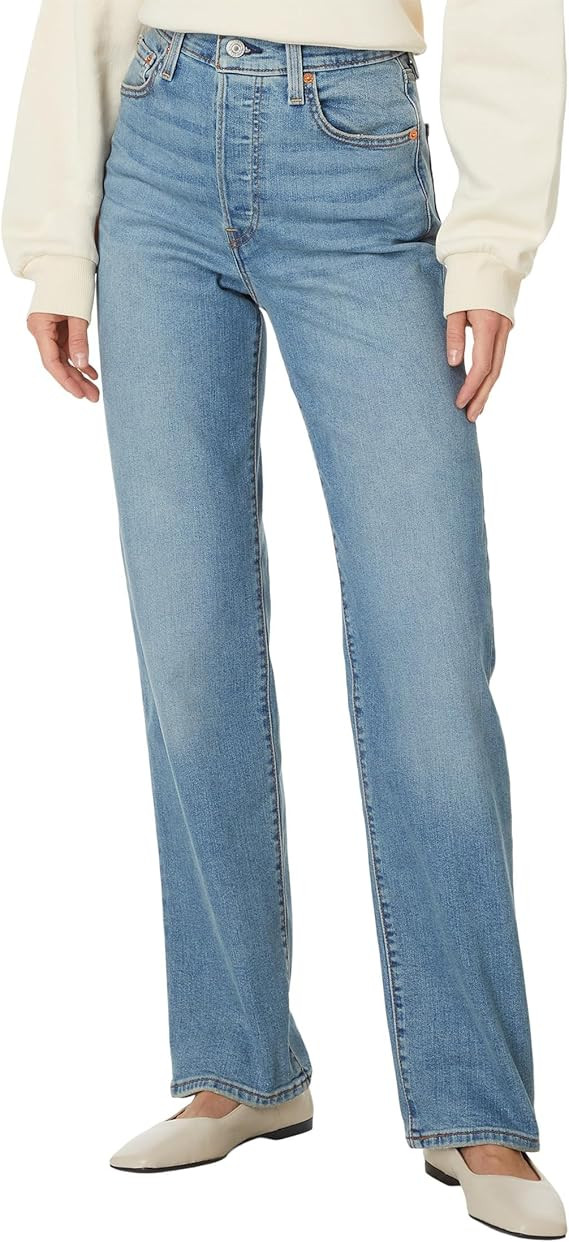 Levi's Women's Ribcage Straight Full Length Jeans | Amazon (US)