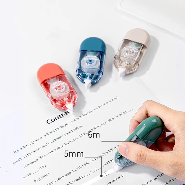 Deli 1 PC Correction Tape Random Mini Nusign Color Cute Student Stationery NS156 - AliExpress 21 | AliExpress (US)