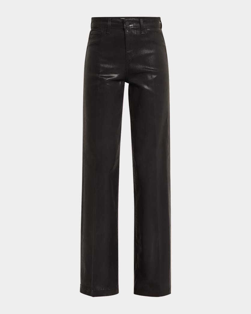 Clayton Coated Wide-Leg Jeans | Neiman Marcus