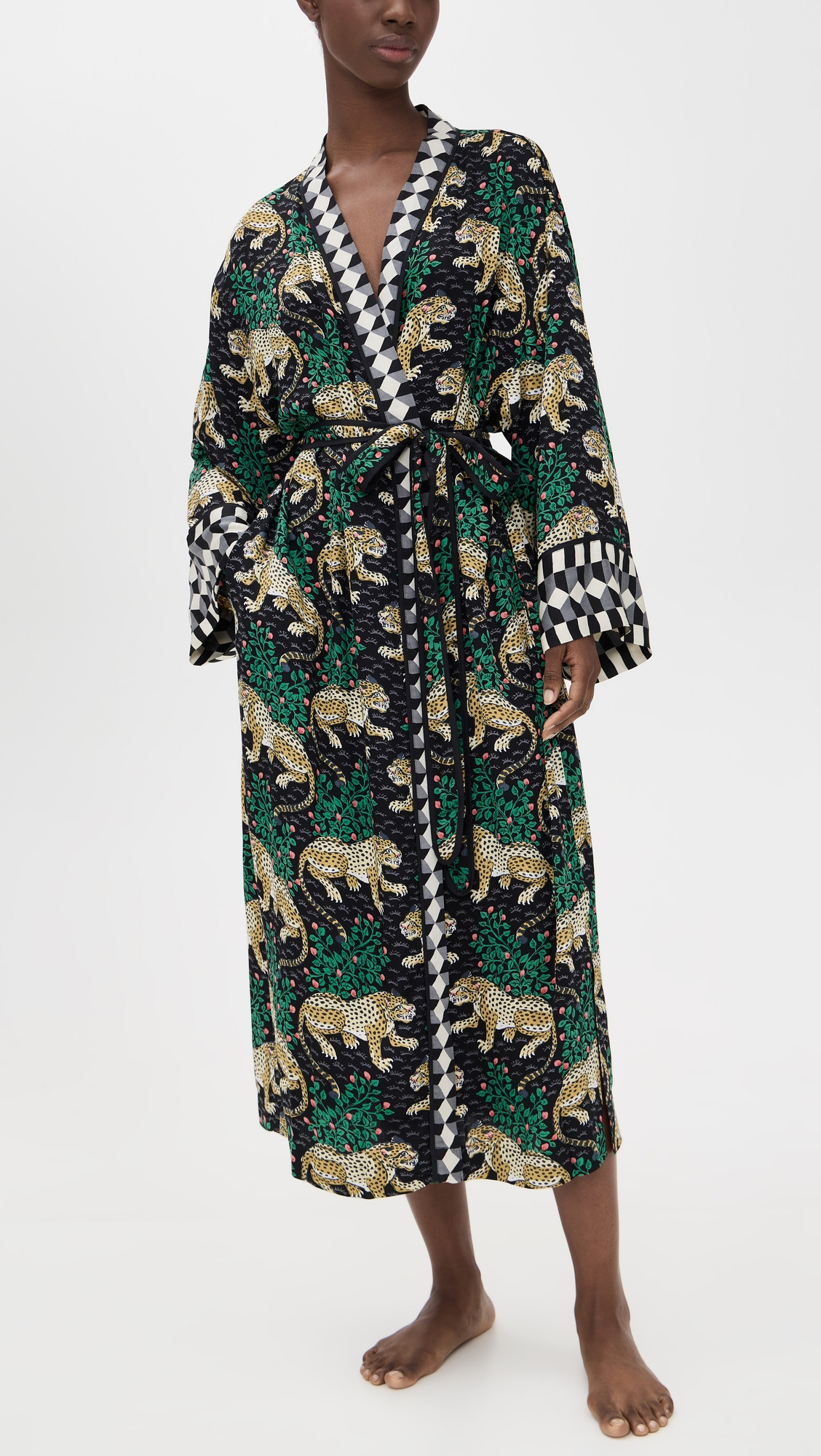 Printfresh Long Robe BAGHEERA, Ink XXS/XS | Shopbop