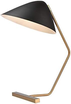 ELK Lighting D4263 Vance Table Lamp in Brass and Black, 19"W x 12"D x 21.5"H | Amazon (US)