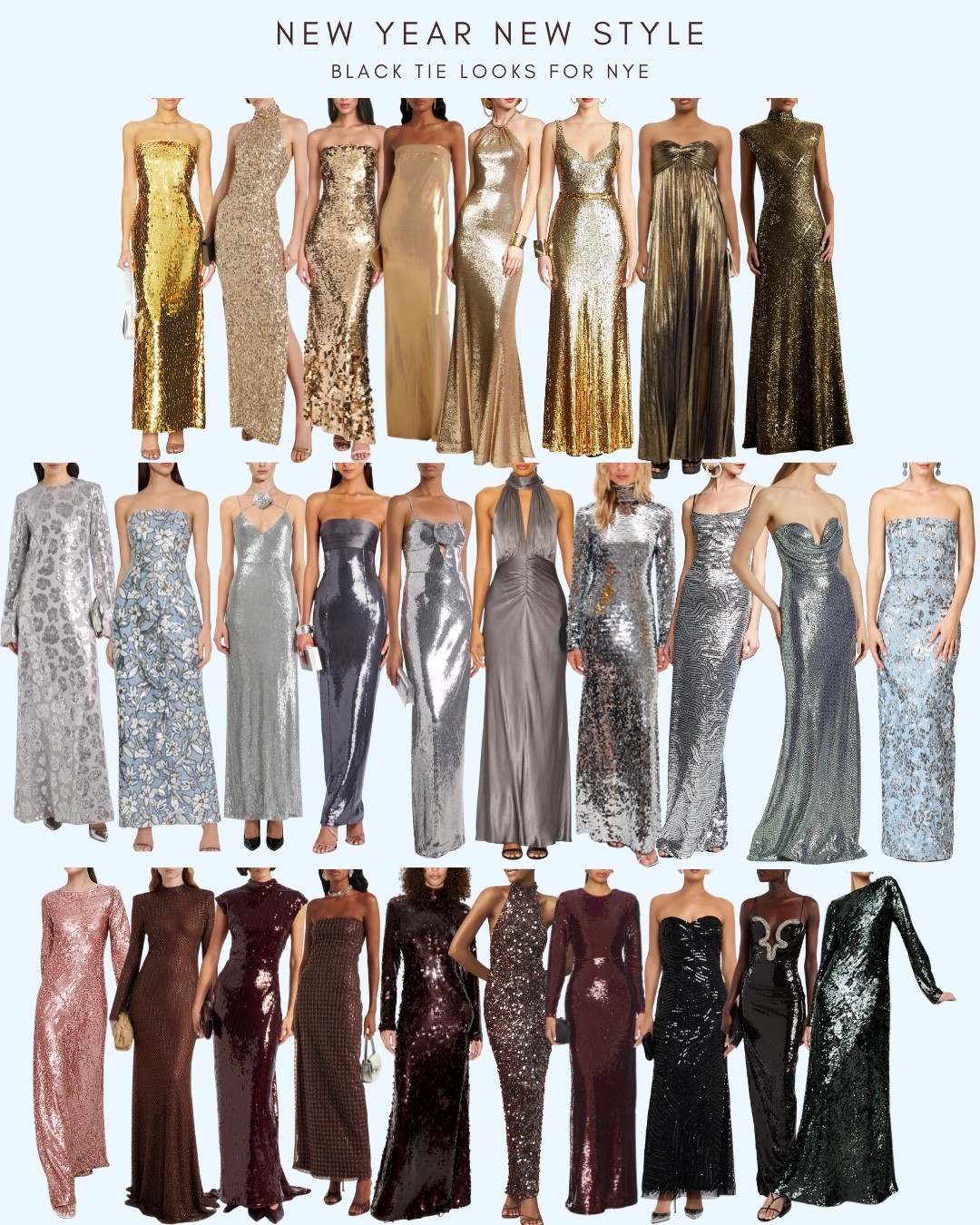 NYE black tie looks!!!  

#LTKHoliday #LTKSeasonal #LTKWedding