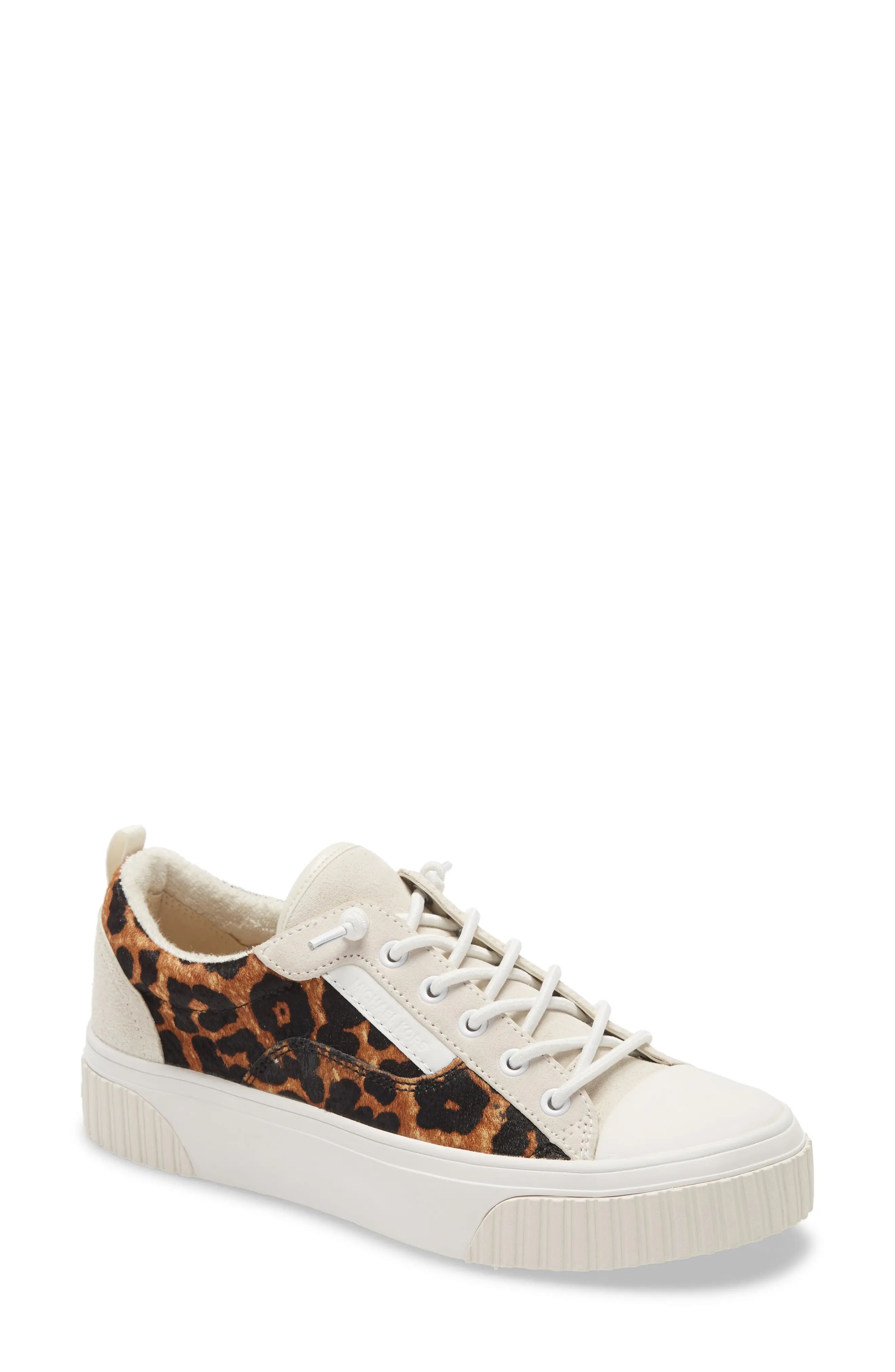 MICHAEL Michael Kors | Oscar Genuine Calf Hair Leopard Sneaker | Nordstrom Rack | Nordstrom Rack