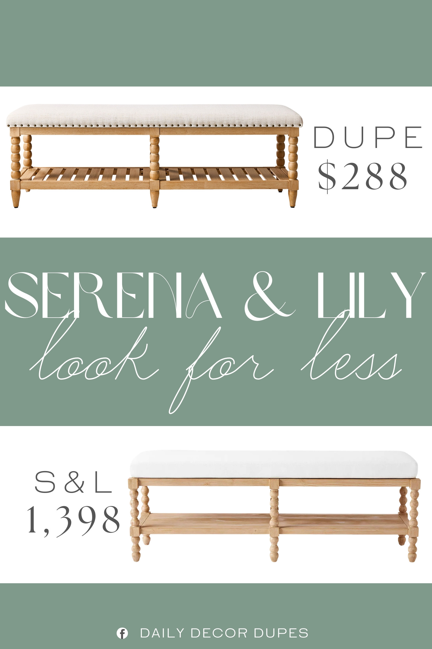 Inspired by Serena & Lily Cornwall Bench.Upholstered Wooden Storage Bench. Neutral Entryway Bench. Modern Farmhouse Bench. Rustic Transitional Bench. Shelf Storage Bench. Decorative Cornwall Bench. Bench with Lower Shelf. 

Home more affordable option find copy cat similar look for less budget friendly affordable cheap cheaper beautiful pretty. Clearance sale coupon code discount code promo code luxury lookalike look a like Inspo inspiration inspired by idea ideas Love like these? I share multiple every day in my FB group.
#serenaandlilyinspired #entrywaybench #upholsteredbench #benchwithshelf #modernfarmhouse #cornwallbench #furniturefinds  

 #LTKHome