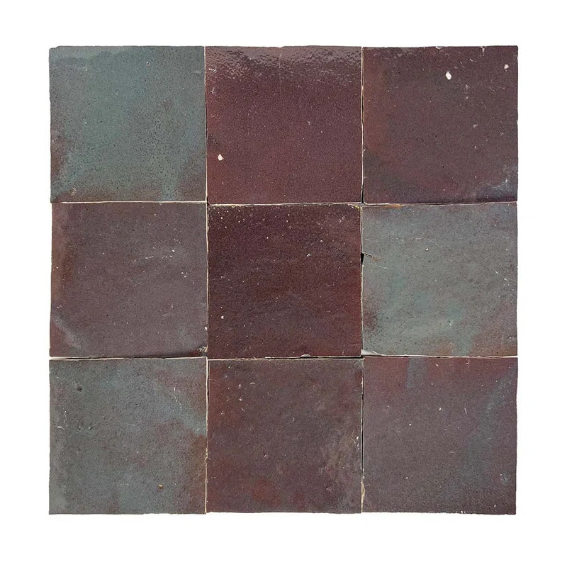 Moroccan Zellige 4" x 4" Ceramic Floor & Wall Tile | Wayfair North America