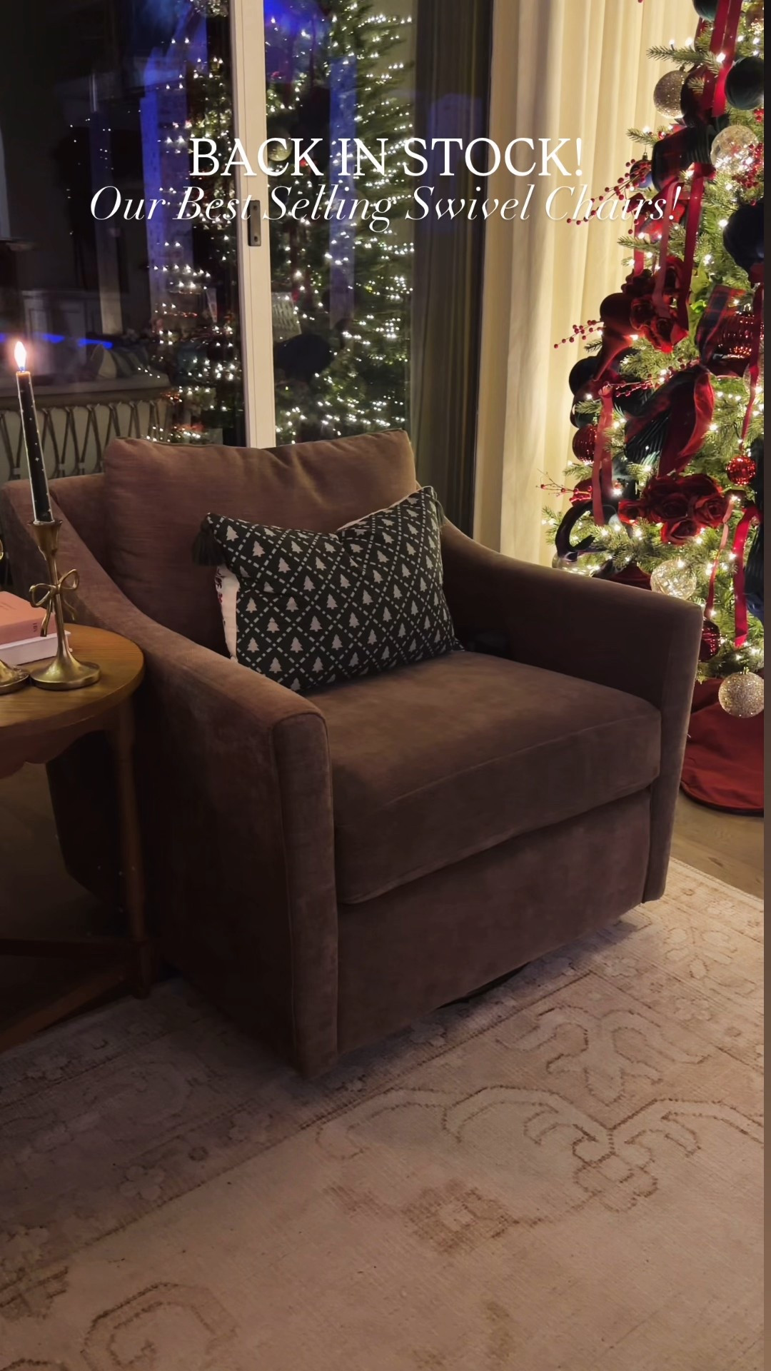 Our swivel chairs are back! Scroll to shop the room! 

#LTKHome #LTKHoliday #LTKGiftGuide