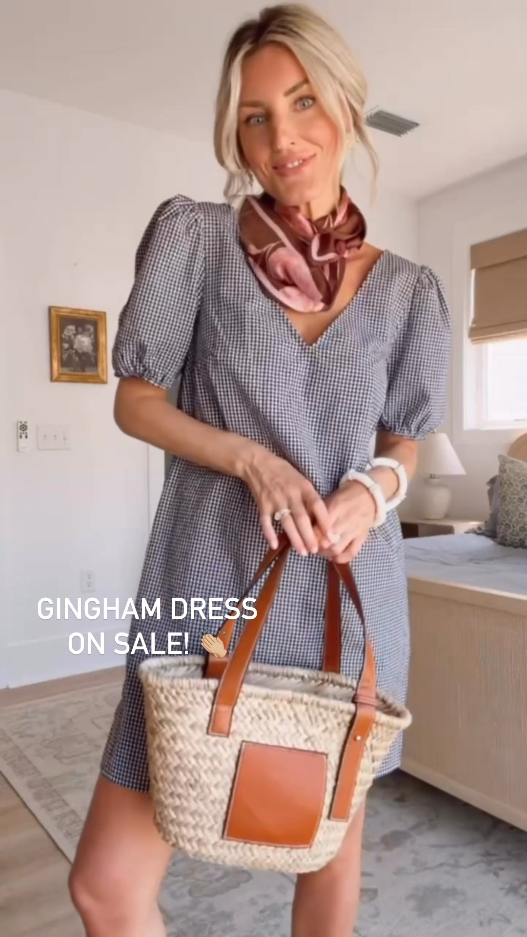 This black & white gingham dress is so cute! I added this scarf for some contrast & to mix prints, which I love! This dress would also be great to wear to a country concert! Wearing S!

Loverly Grey, Target, gingham dress, Target sale, country concert outfit

#LTKSaleAlert #LTKSeasonal