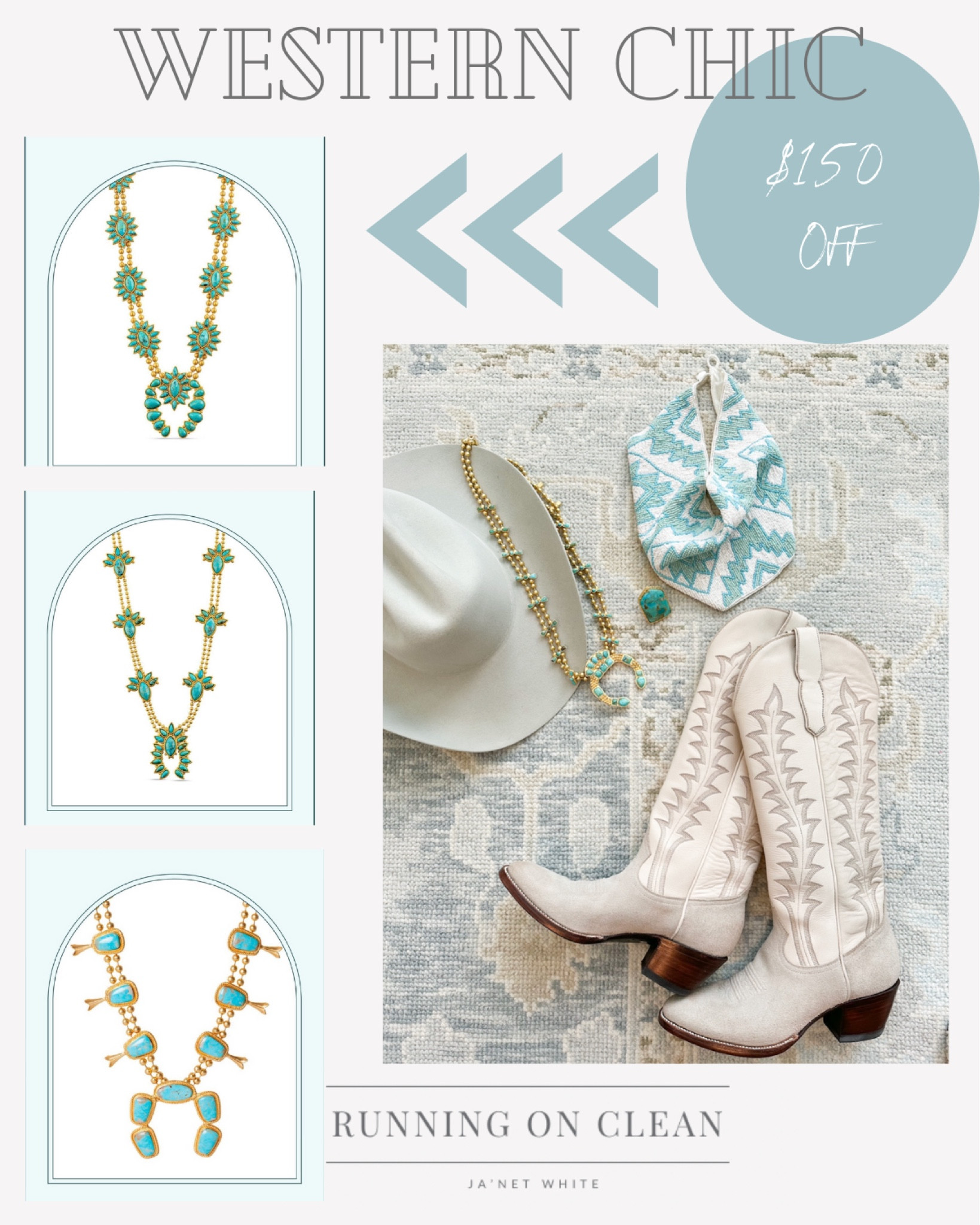 Splurge worthy gift ideas
Western chic
Rodeo finds
Turquoise necklaces $150 off


#LTKsalealert #LTKSeasonal #LTKGiftGuide