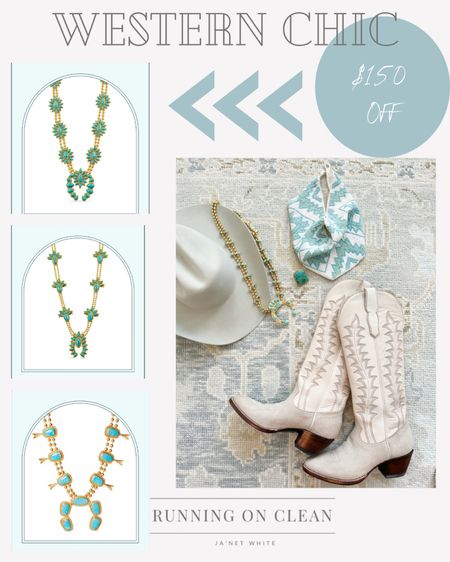 Splurge worthy gift ideas
Western chic
Rodeo finds
Turquoise necklaces $150 off


#LTKsalealert #LTKSeasonal #LTKGiftGuide