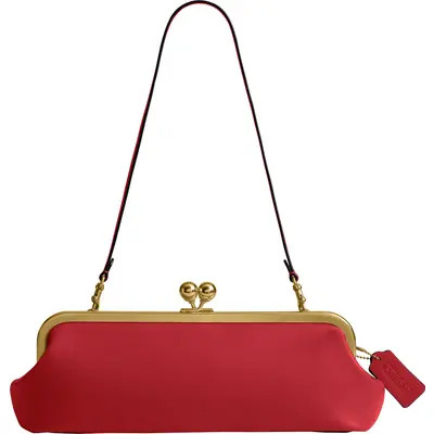 Kisslock Glovetanned Leather Frame Clutch | Nordstrom