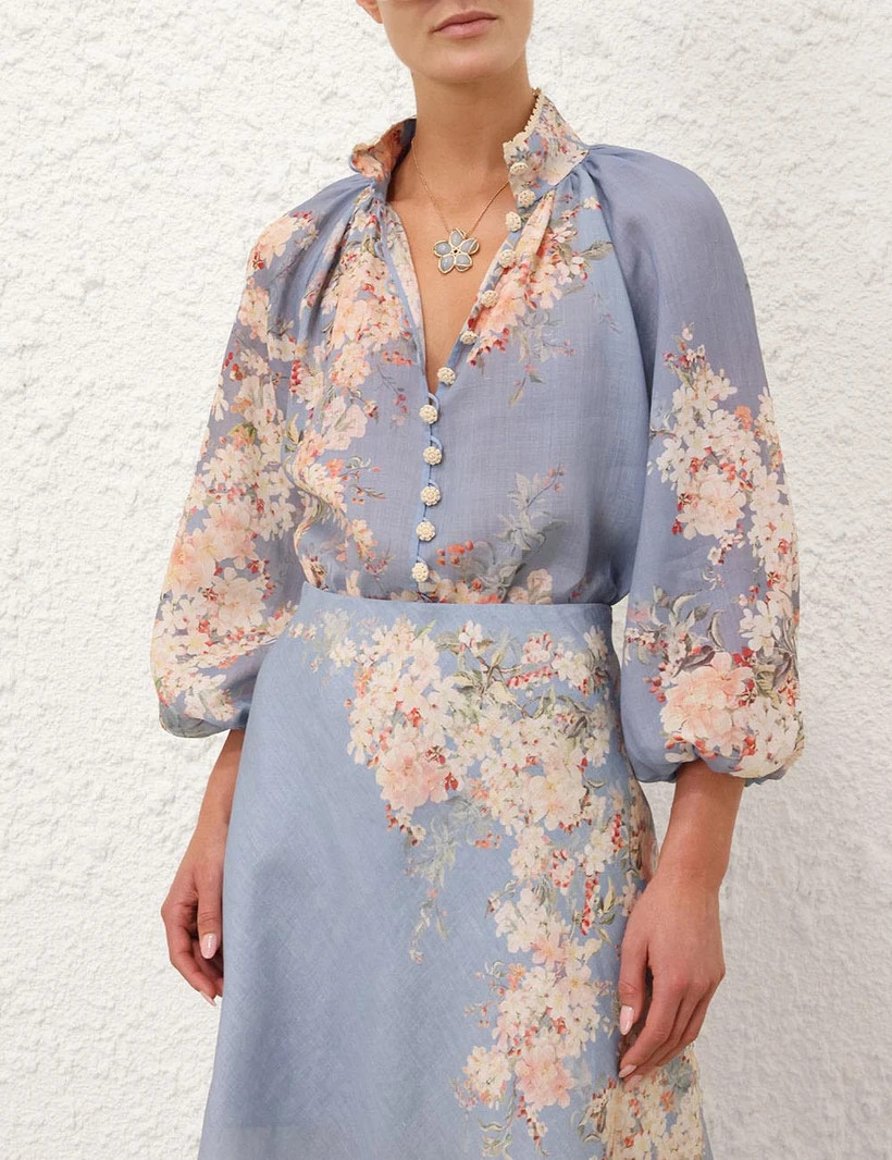 Cascadian Billow Blouse            
        
            

    
    
    











    
       ... | ZIMMERMANN (US, CA, EU, MENA)