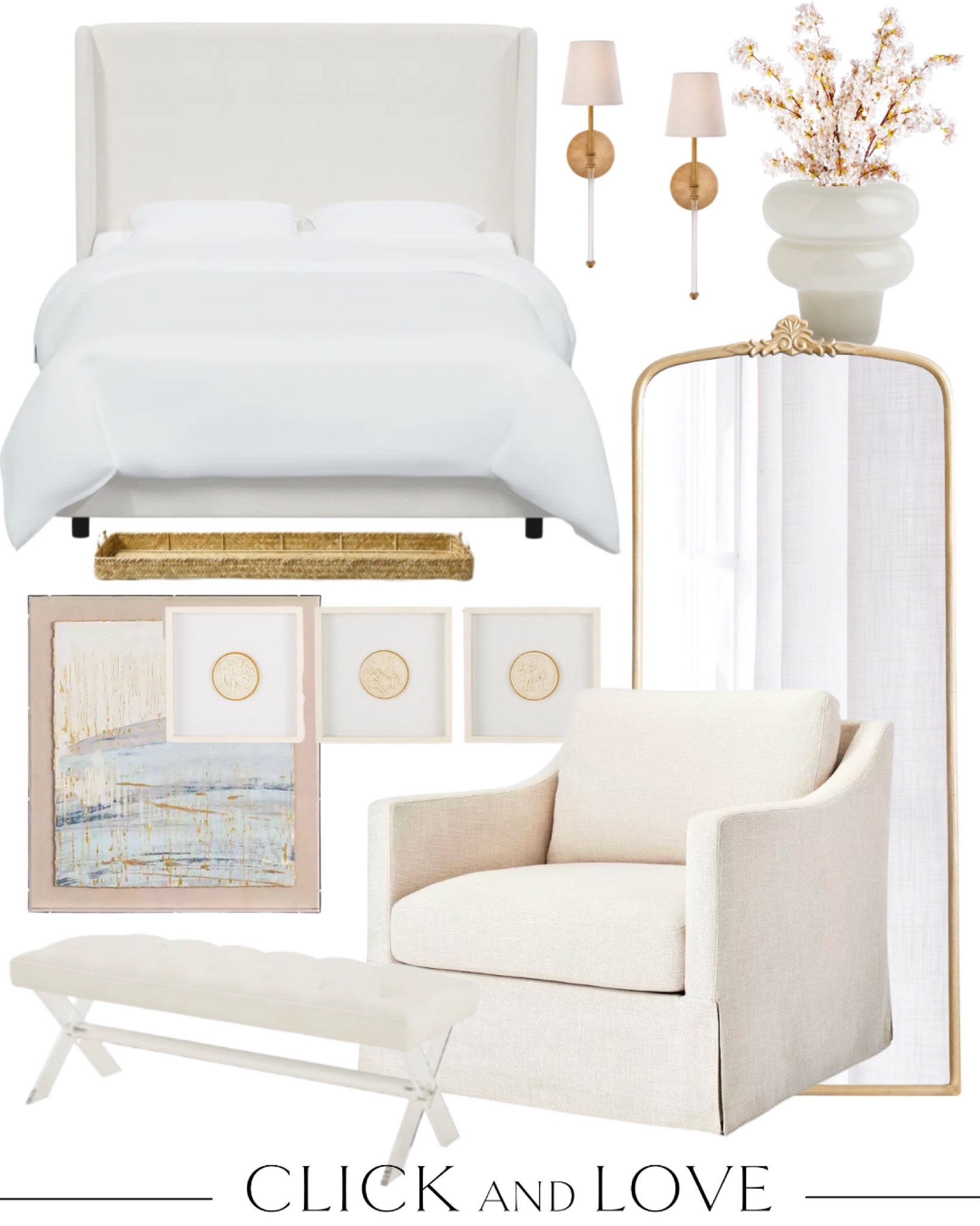 Neutral bedroom finds!! Love these light and airy tones! 

Wayfair, target, Amazon, Etsy, H&M, bedroom, master bedroom, guestroom, upholstered bed, chair, accent chair, slipcover chair, bench, sconces, accent lighting, accent art, abstract art, wooden tray, tray, faux flowers, vase, neutral home, neutral bedroom, traditional hall, fresh furniture, furniture find, home decor, budget friendly home, primary bedroom, bedroom inspiration 



#LTKstyletip #LTKunder100 #LTKhome