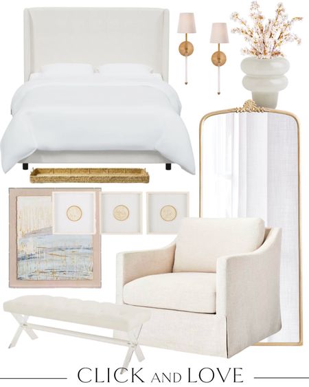 Neutral bedroom finds!! Love these light and airy tones! 

Wayfair, target, Amazon, Etsy, H&M, bedroom, master bedroom, guestroom, upholstered bed, chair, accent chair, slipcover chair, bench, sconces, accent lighting, accent art, abstract art, wooden tray, tray, faux flowers, vase, neutral home, neutral bedroom, traditional hall, fresh furniture, furniture find, home decor, budget friendly home, primary bedroom, bedroom inspiration 



#LTKstyletip #LTKunder100 #LTKhome