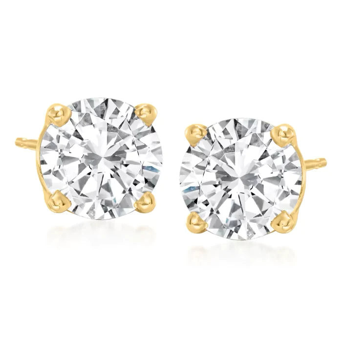 Shop Just Like Diamonds Only Better Studs 4 Carats | Anna Zuckerman