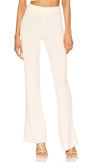 x REVOLVE Brisa Cable Pant in Ivory Marl | Revolve Clothing (Global)