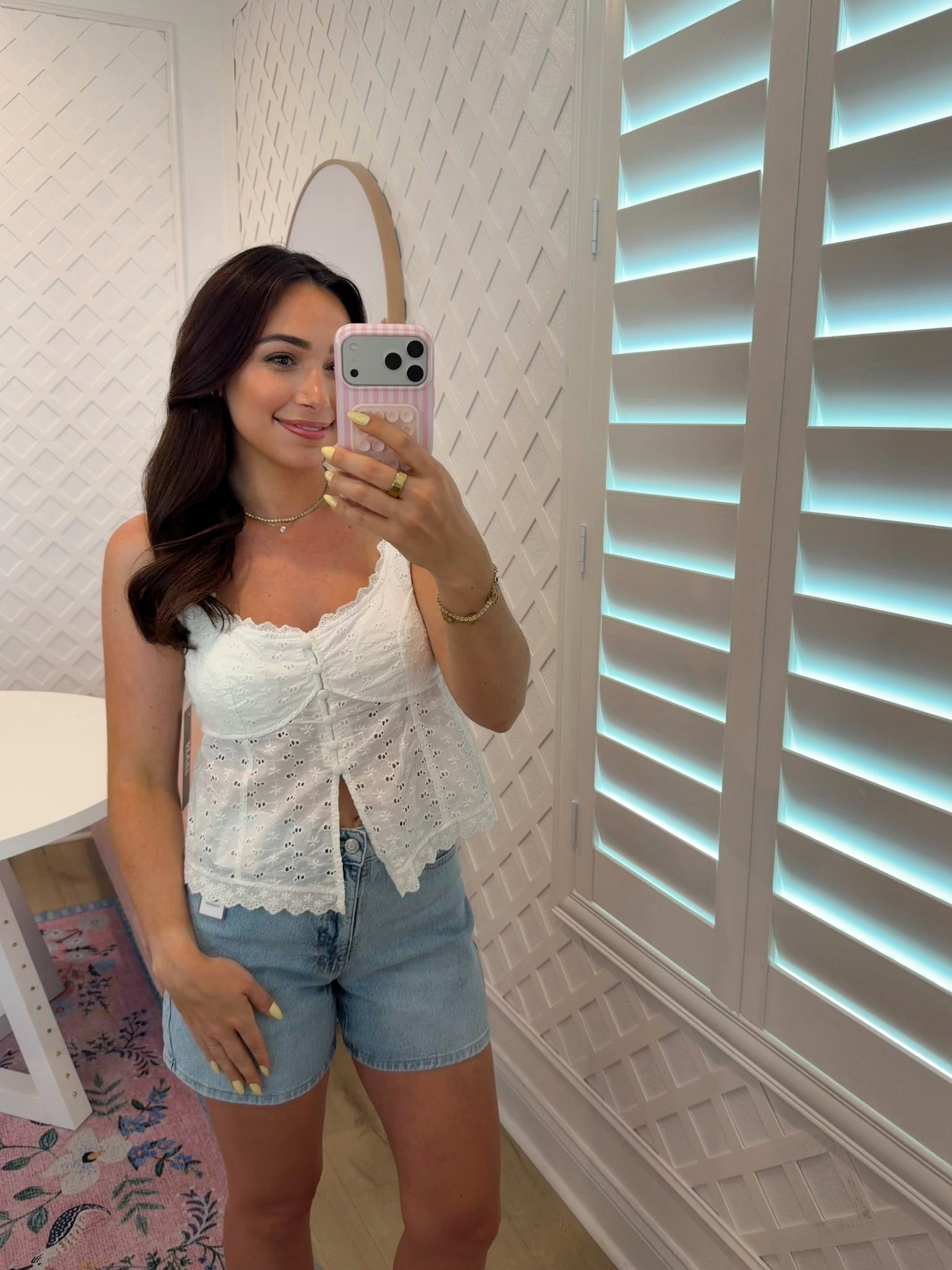 This top looks so expensive!!! I love Al the details. I’m in small. True to size. Adjustable straps. A really good find. It reminds me of aqua from Bloomingdale’s. So classic and chic!! Perfect for spring and summer outfits. Affordable fashion // look for less // Affordable style // spring outfits // summer outfits // cute tops 

#LTKSeasonal #LTKFestival #LTKootd