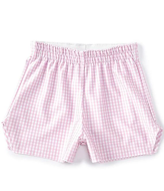 TEREZ Little Girls 4-6X Dolphin Hem Gingham Gym Short | Dillard's | Dillard's