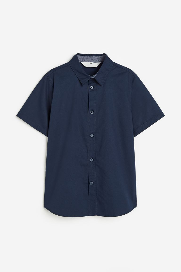 Short-sleeved Cotton Shirt | H&M (US + CA)