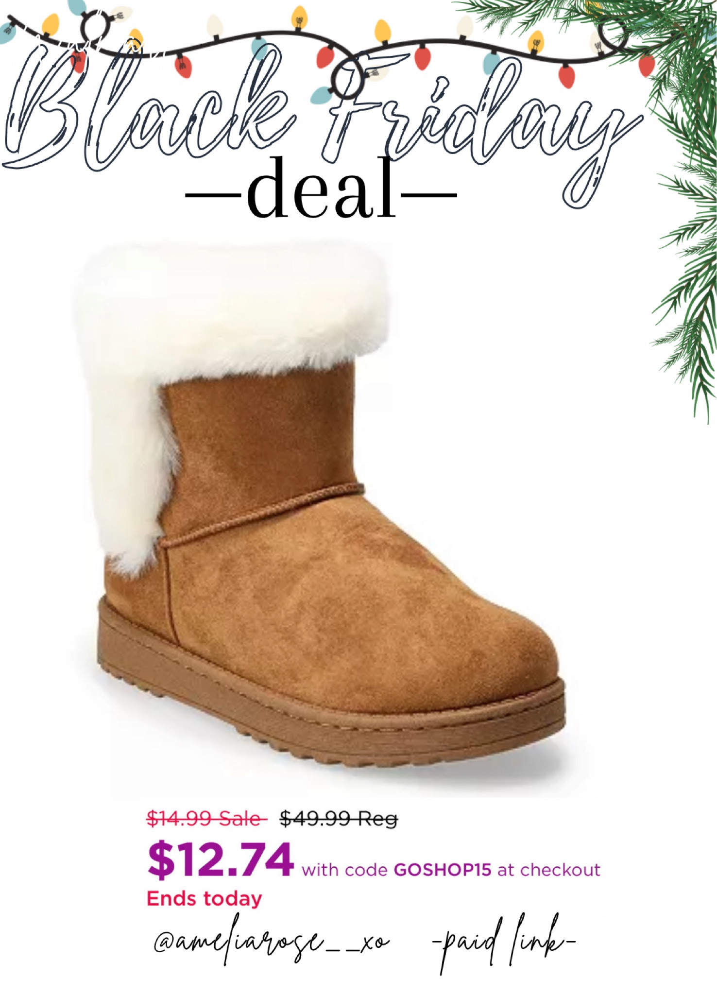 Boots under $13 with code!! 👏 Also available in black! Linked a few other kohls finds on major sale! 

#LTKshoecrush #LTKCyberWeek #LTKfindsunder50