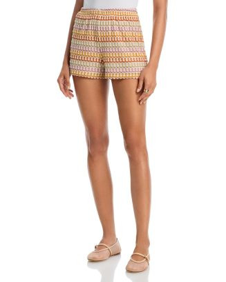 AQUA Crochet Knit Shorts - Exclusive | Bloomingdale's AQUA Shop All | Bloomingdale's (AU)