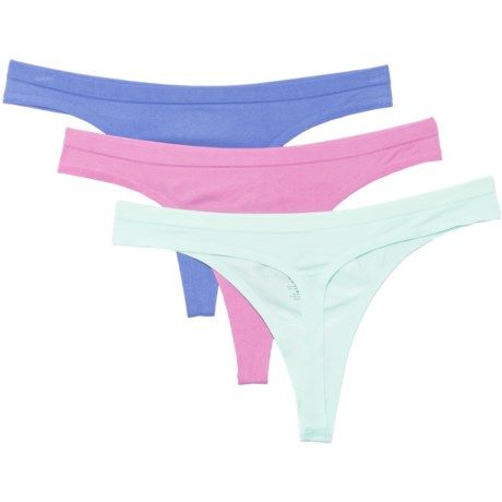 Free People No-Show Seamless Panties - 3-Pack, Thong (For Women) | Sierra