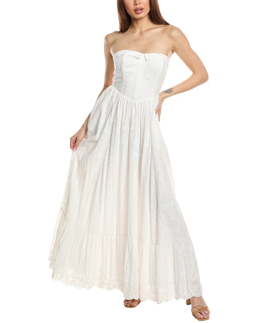 Hemant & Nandita Corseted Maxi Dress | Shop Simon