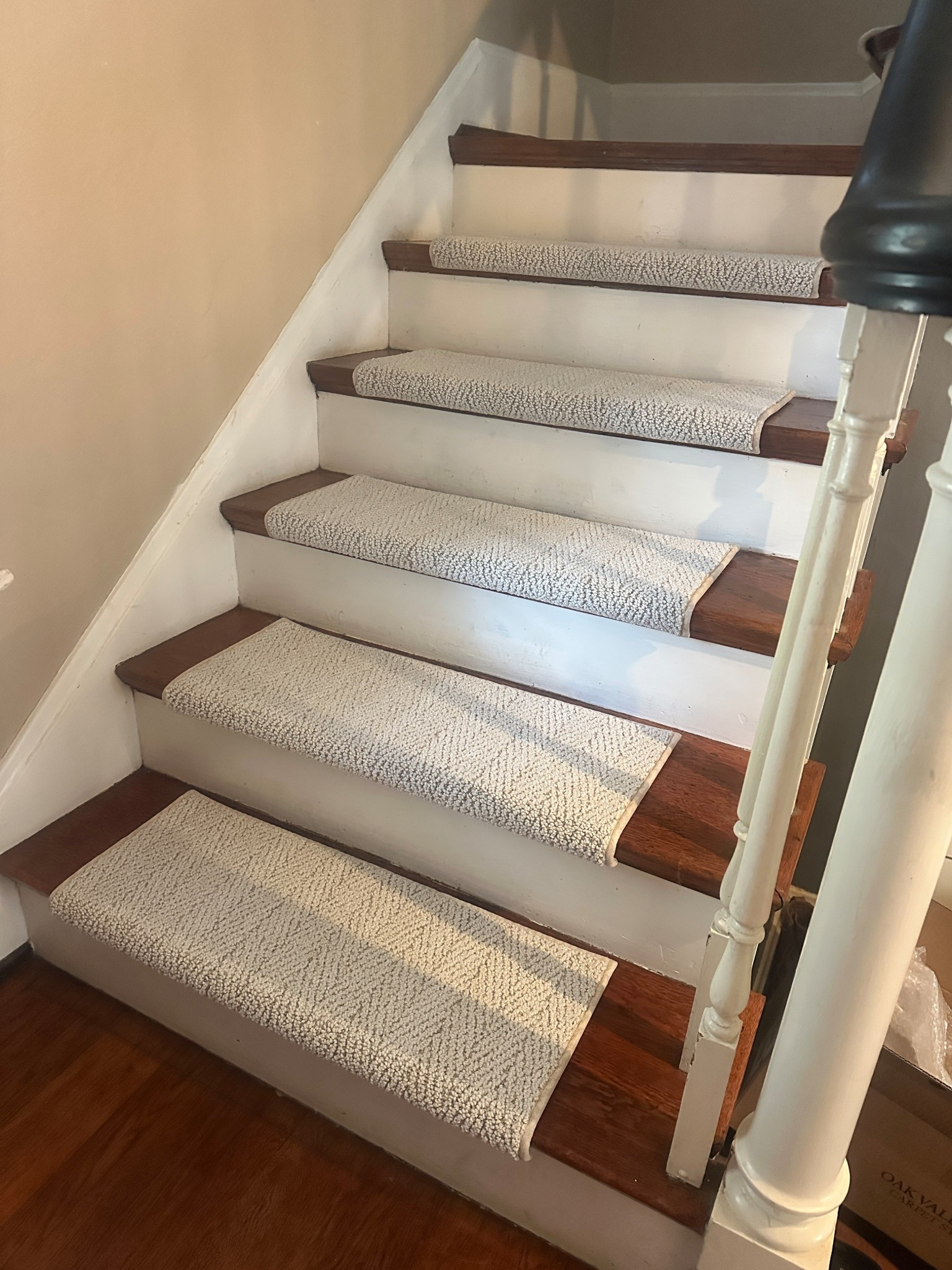 We added these stair runners to help our senior dog easily navigate the stairs. She’s been cruising up and down no problem. VERY easy to place!! 

#LTKHome #LTKPets
