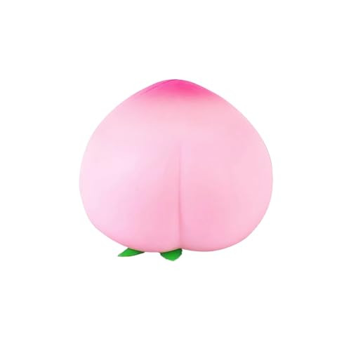 Peach Squeezes Balls Sensory Fidget Toy Set Slow Rising Fruit Squishies for Office Desk Stress Relief Cute Birthday Gifts for Adult Stocking Stuffers Classroom Prizes (2.36*2.36 in) (Pink) | Amazon (US)