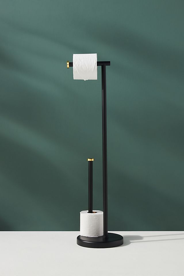 Luna Standing Toilet Paper Holder | Anthropologie (US)