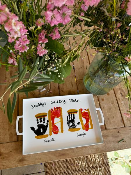 Father’s Day gift ideas !! DIY hand and foot print 