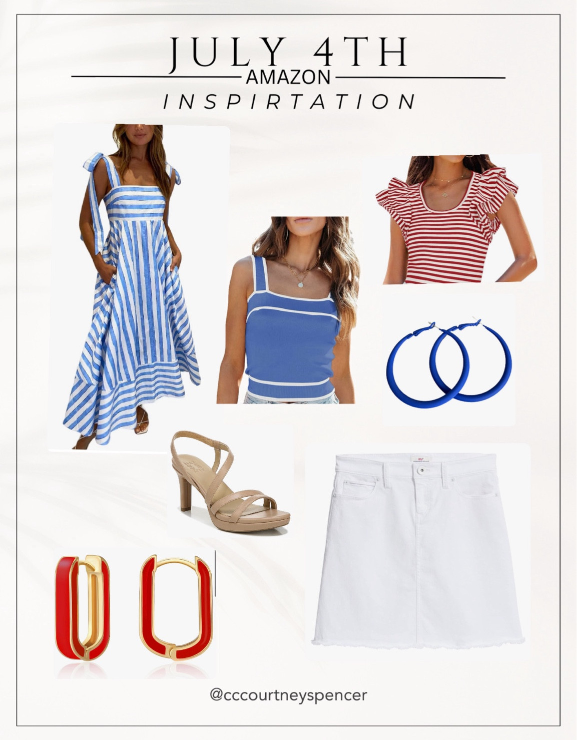 4th of July is right around the corner! Heres some of my favorites and some inspiration for fun outfits. 

Everything runs true to size 

#LTKSummerSales #LTKOver40 #LTKFindsUnder50