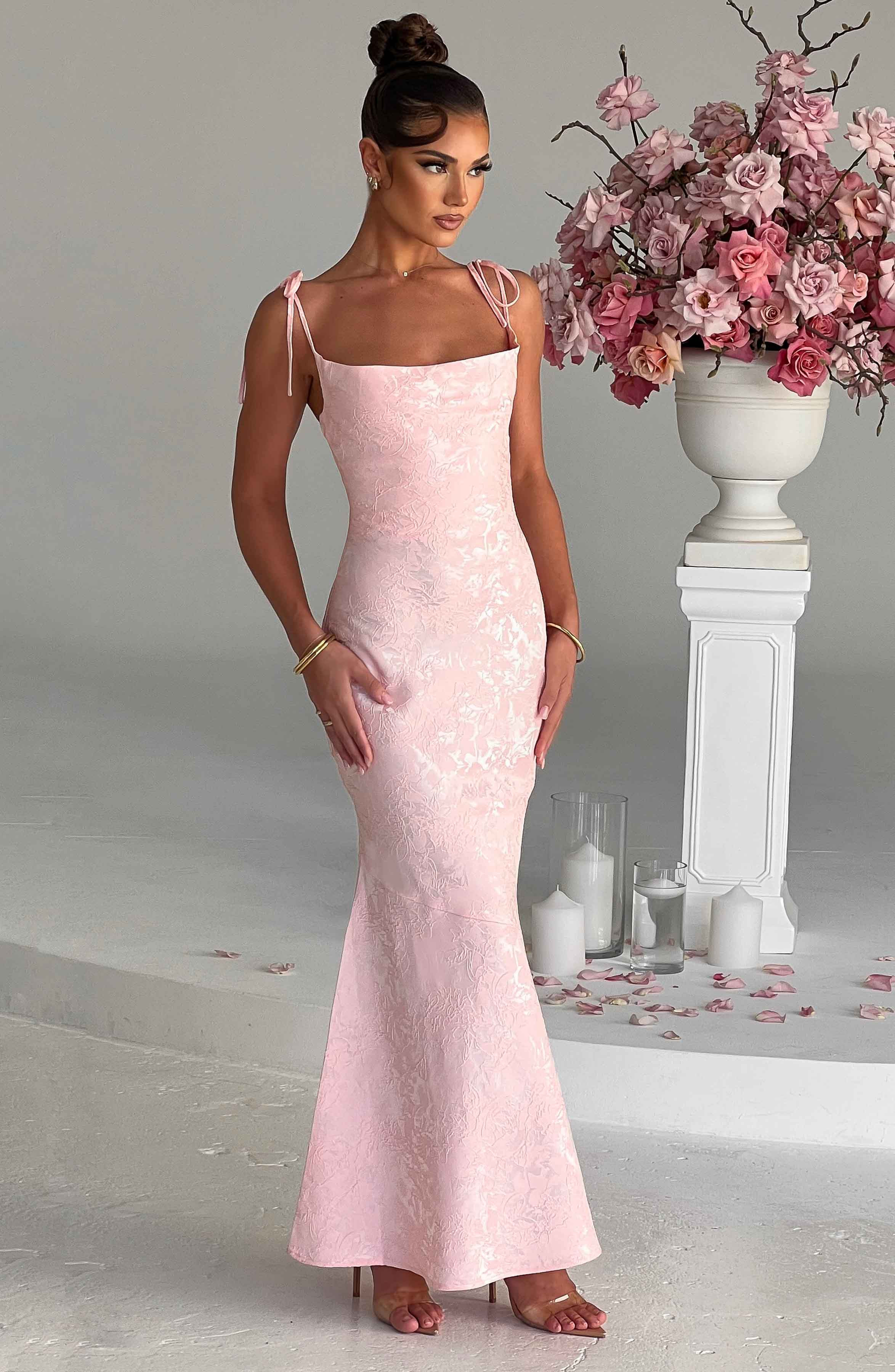 Whitney Maxi Dress - Blush | Babyboo (global)