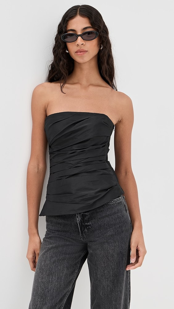 Emerson Ruched Bustier Top | Shopbop