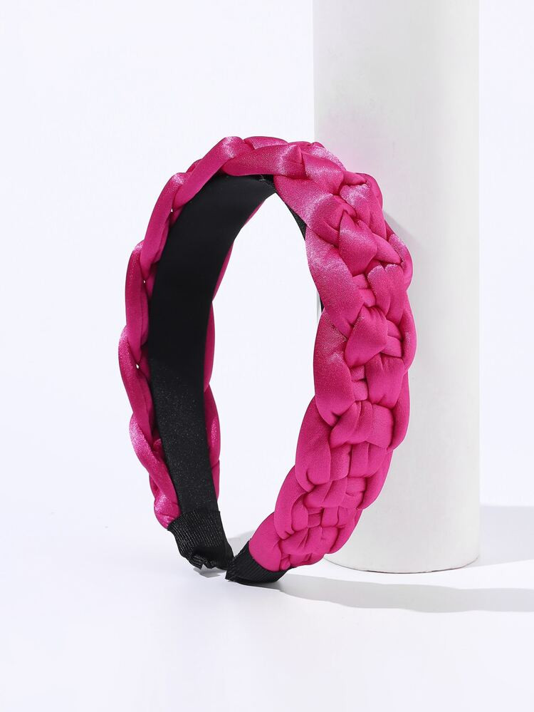 Solid Braided Wide Headband | SHEIN